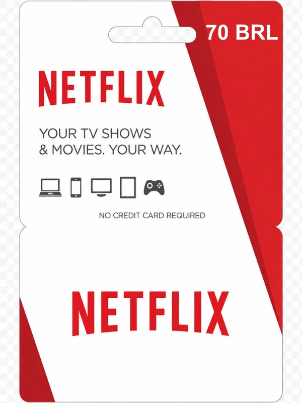 Netflix Giftcard Brazil 70 BRL
