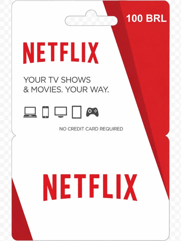 Netflix 100 BRL 6 Months