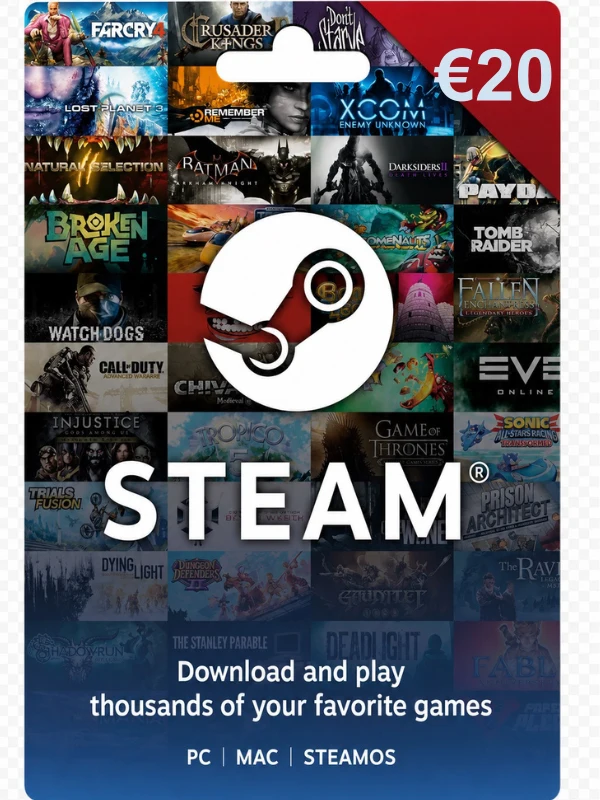 Steam 20 EUR BE
