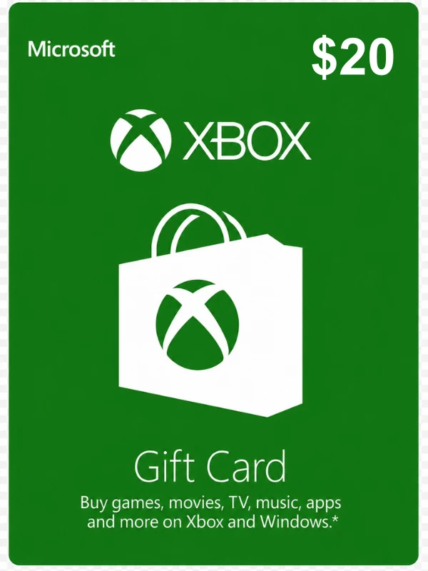 Xbox 20 USD