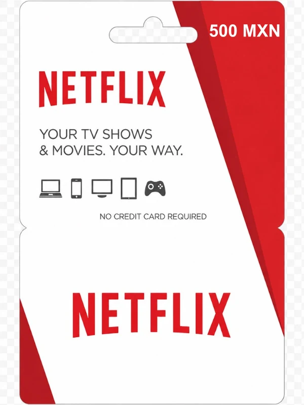 Netflix 500 MXN